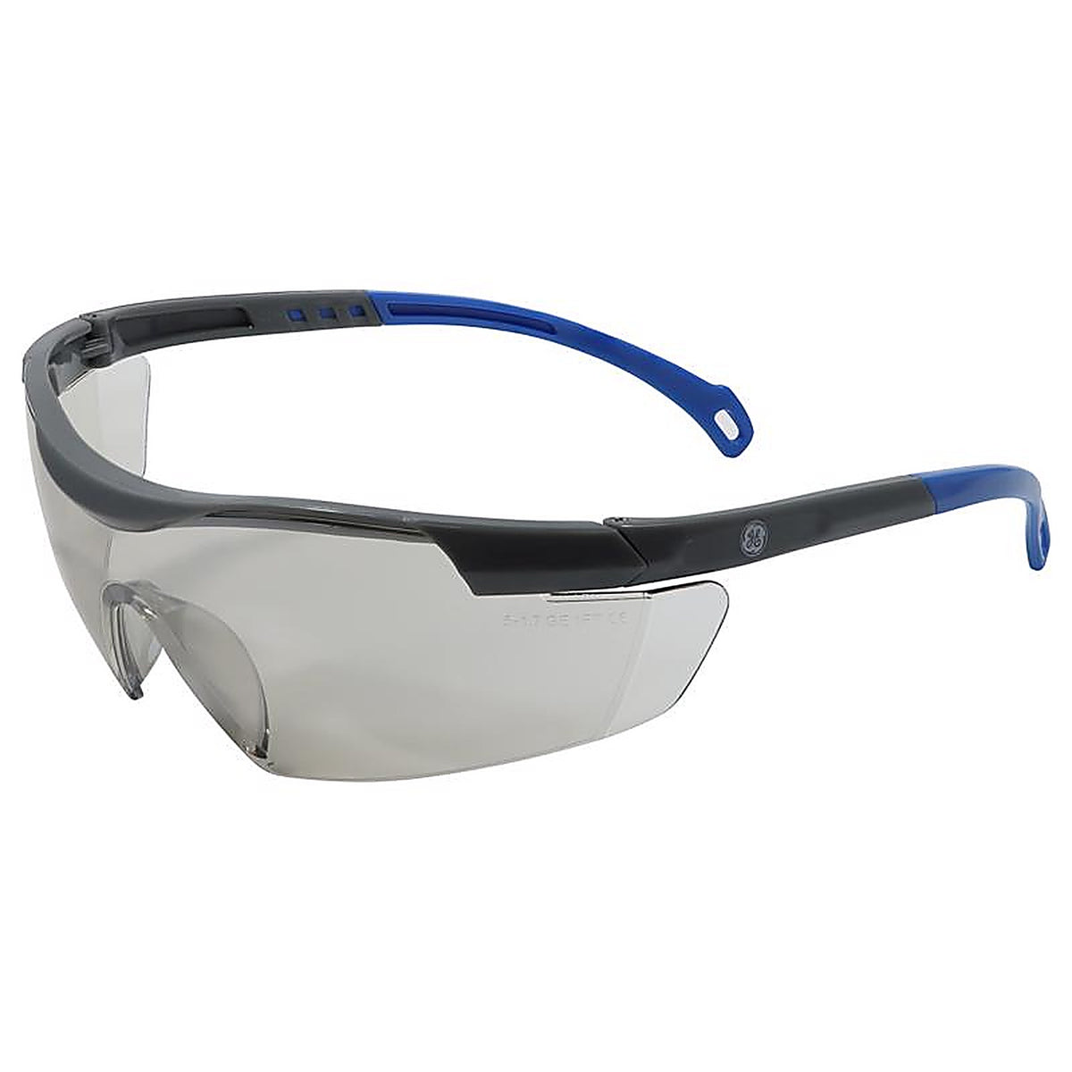 GE - GE101MAF - 01 Series Anti-Fog Impact-Resistant Safety Glasses Indoor/Outdoor Mirror Lens Blue