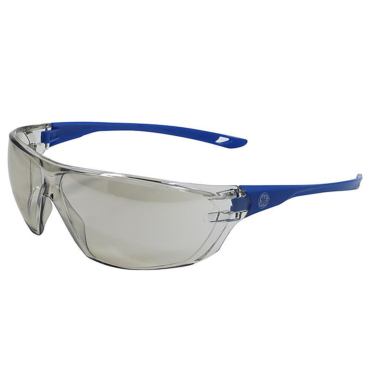 GE - GE103MAF - 03 Series Anti-Fog Impact-Resistant Safety Glasses Indoor/Outdoor Mirror Lens Blue
