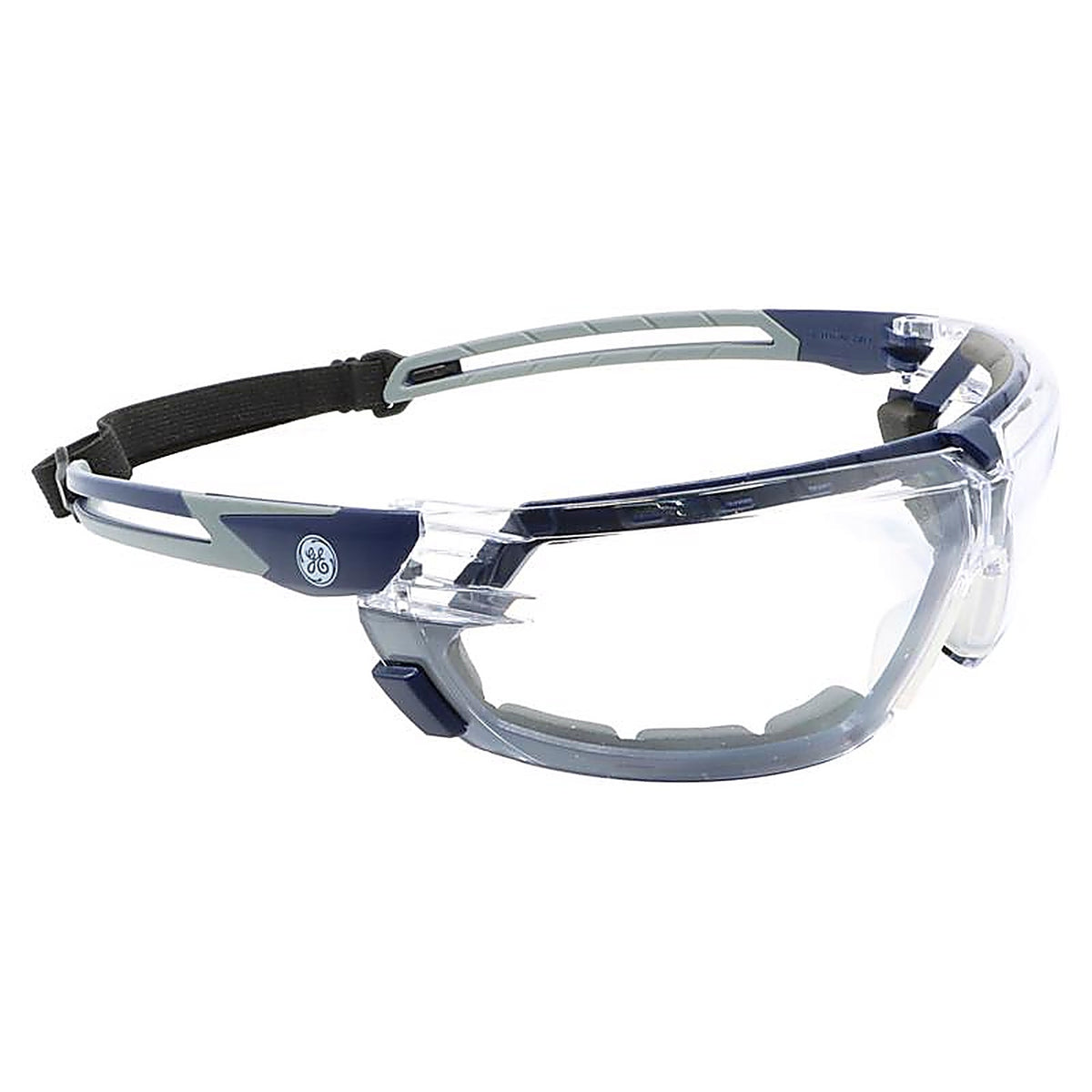 GE - GE111CAF - 11S Series Anti-Fog Impact-Resistant Safety Glasses Clear Lens Blue/Gray Frame 1 pk