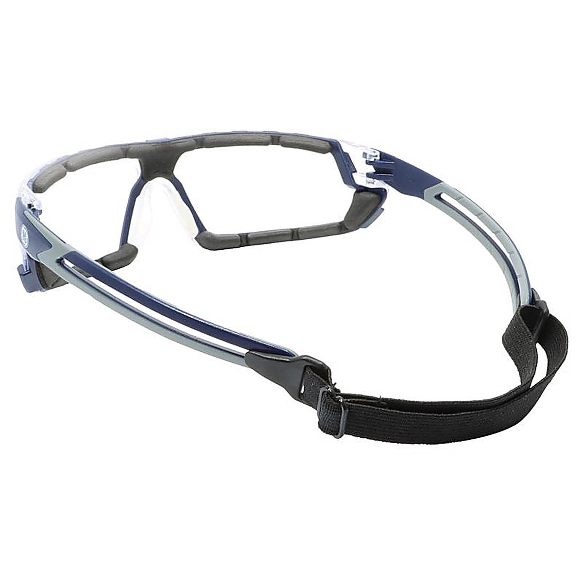 GE - GE111CAF - 11S Series Anti-Fog Impact-Resistant Safety Glasses Clear Lens Blue/Gray Frame 1 pk