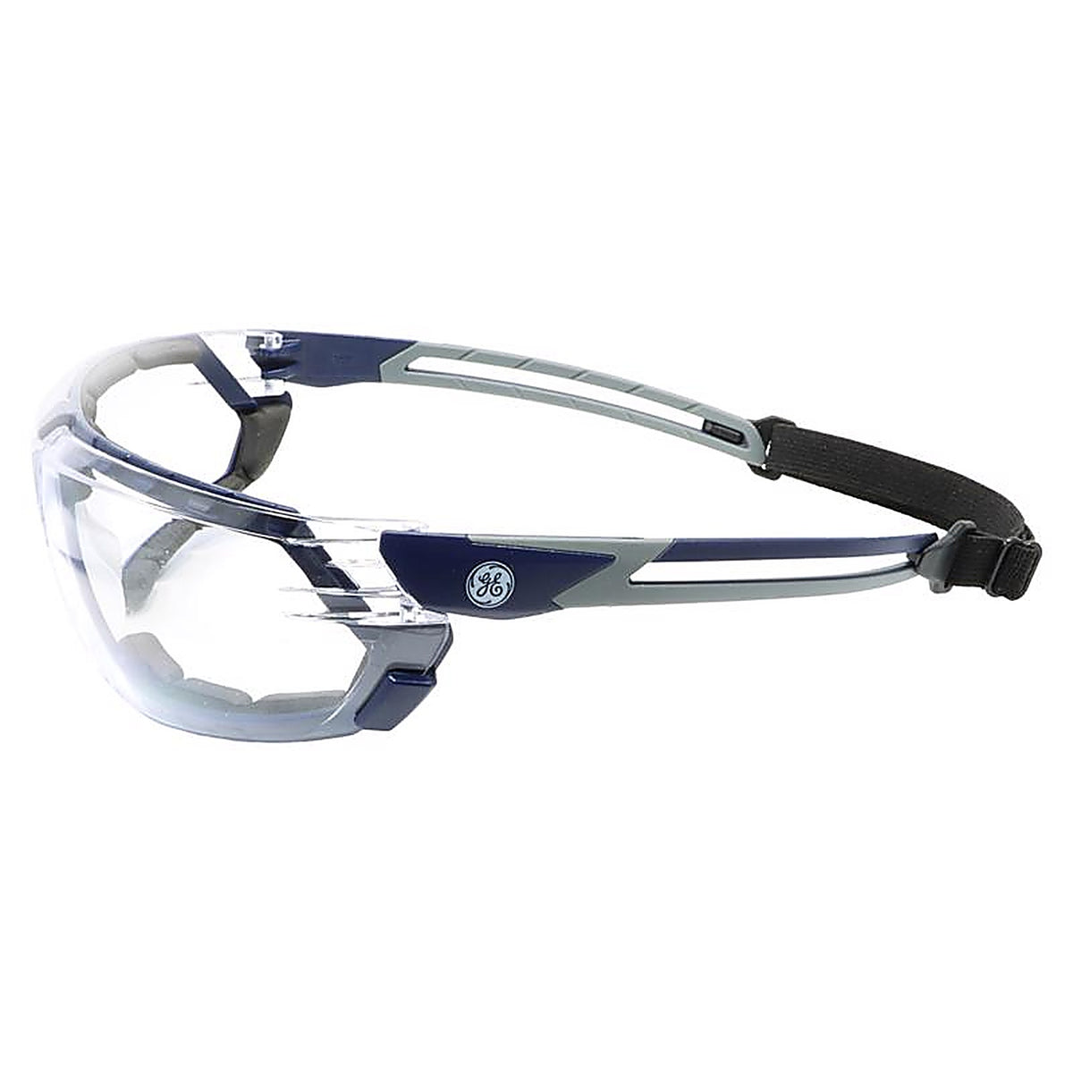 GE - GE111CAF - 11S Series Anti-Fog Impact-Resistant Safety Glasses Clear Lens Blue/Gray Frame 1 pk