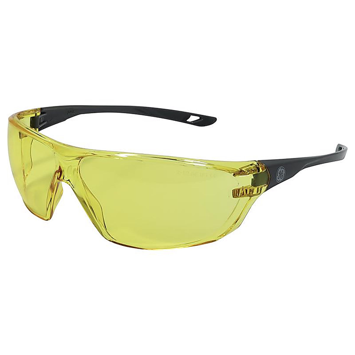 GE - GE203AAF - 03 Series Anti-Fog Impact-Resistant Safety Glasses Amber Lens Gray Frame 1 pk