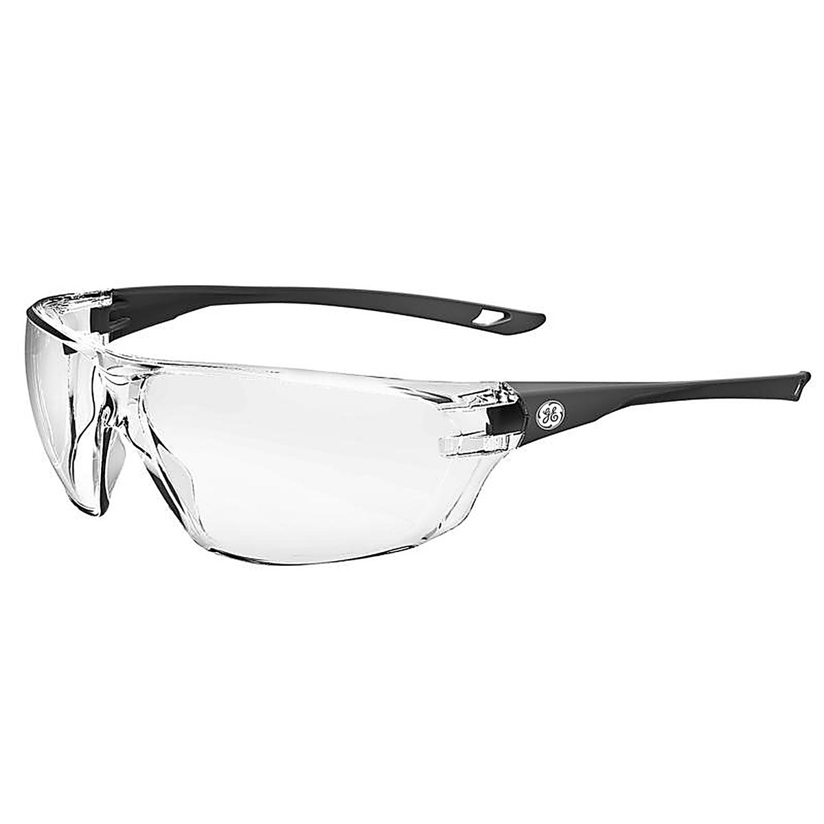 GE - GE203C - 03 Series Impact-Resistant Safety Glasses Clear Lens Gray Frame 1 pk