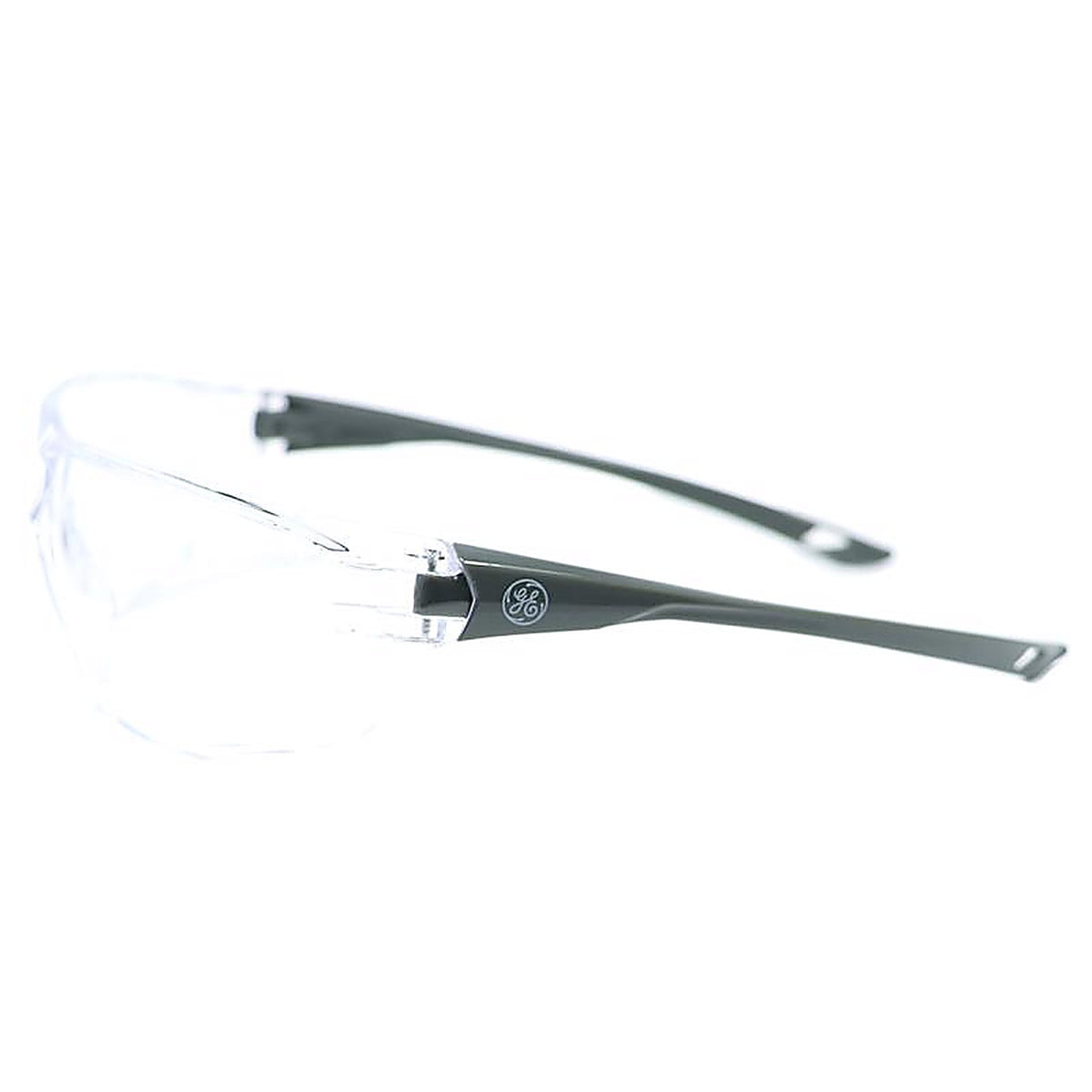 GE - GE203C - 03 Series Impact-Resistant Safety Glasses Clear Lens Gray Frame 1 pk