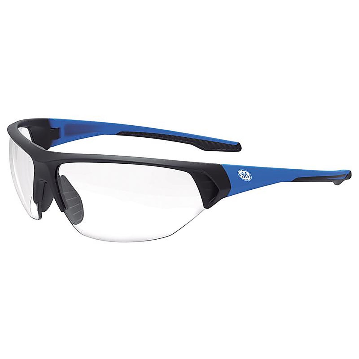 GE - GE206CAF - 06 Series Anti-Fog Impact-Resistant Safety Glasses Clear Lens Black/Blue Frame 1 pk