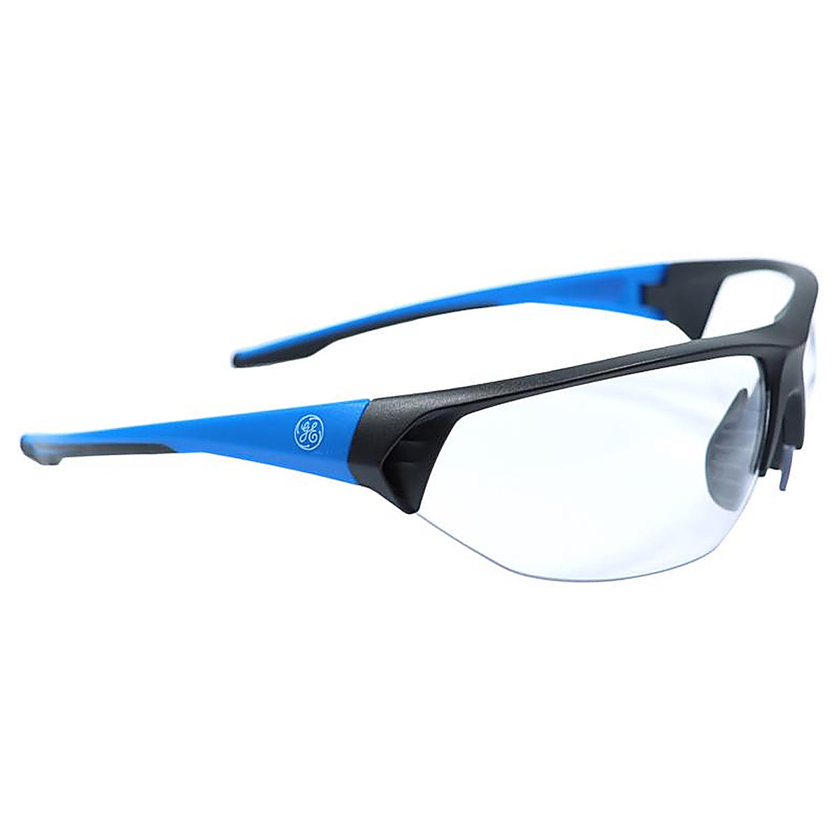 GE - GE206CAF - 06 Series Anti-Fog Impact-Resistant Safety Glasses Clear Lens Black/Blue Frame 1 pk