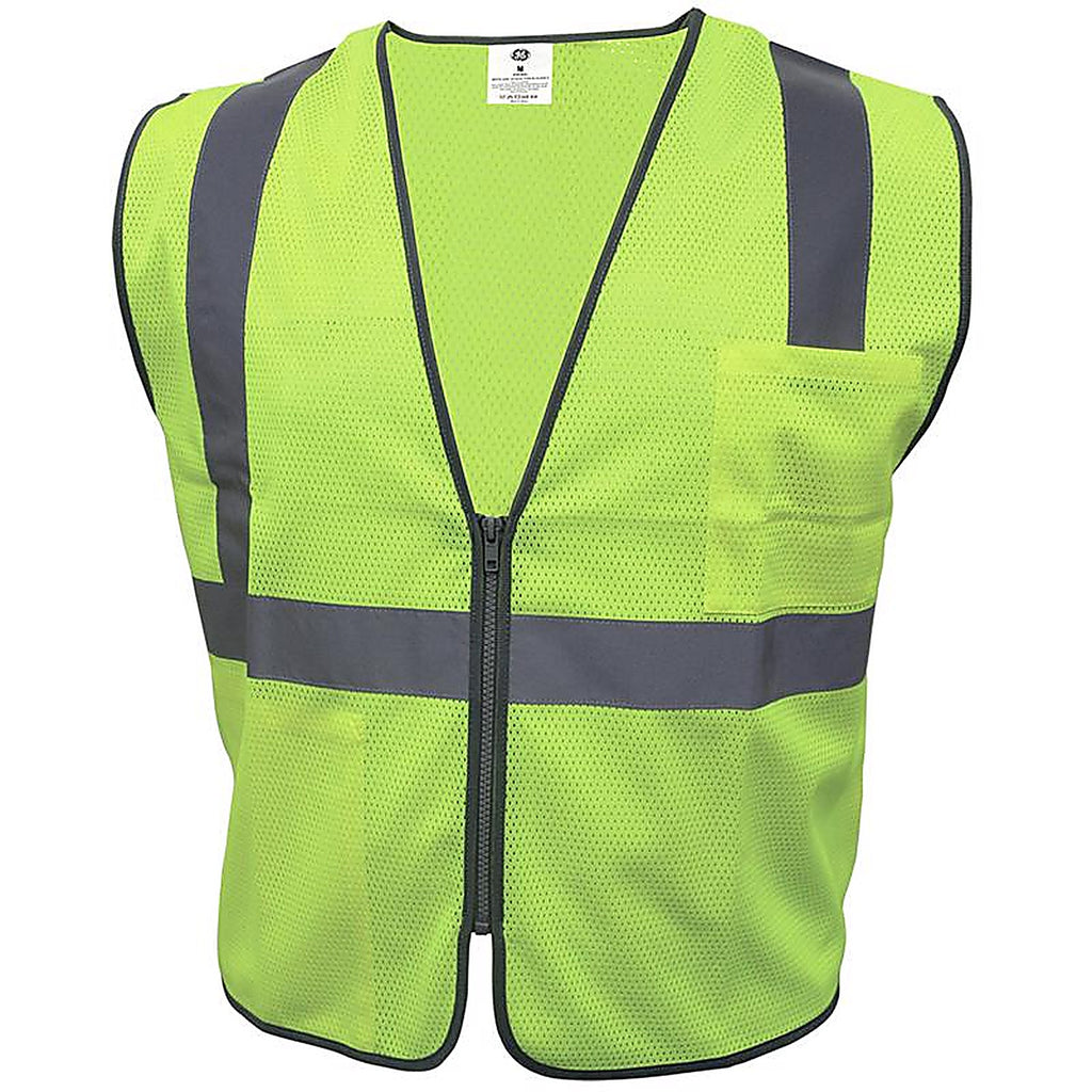 GE - GV076GM - Reflective Safety Vest Green M