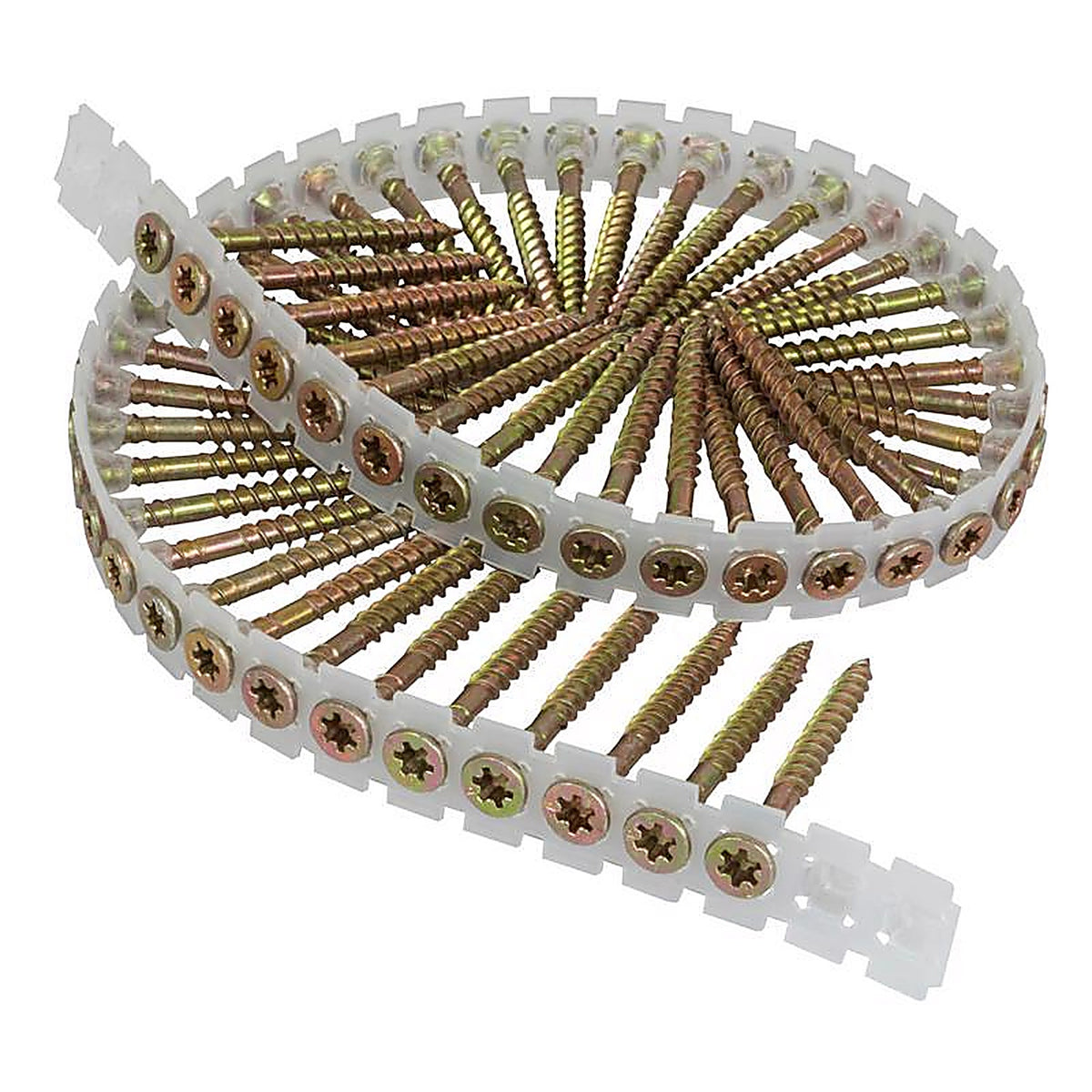 Senco - 08F200YTK - No. 8 X 2 in. L Rex Yellow Zinc Wood Screws 1000 pk