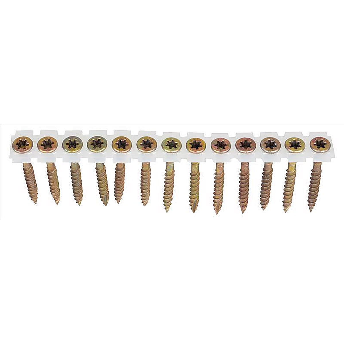 Senco - 08F200YTK - No. 8 X 2 in. L Rex Yellow Zinc Wood Screws 1000 pk