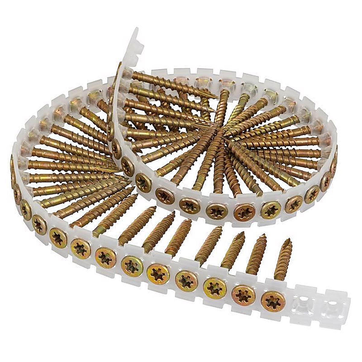 Senco - 08F175YTK - No. 8 X 1-3/4 in. L Rex Yellow Zinc Wood Screws 1000 pk