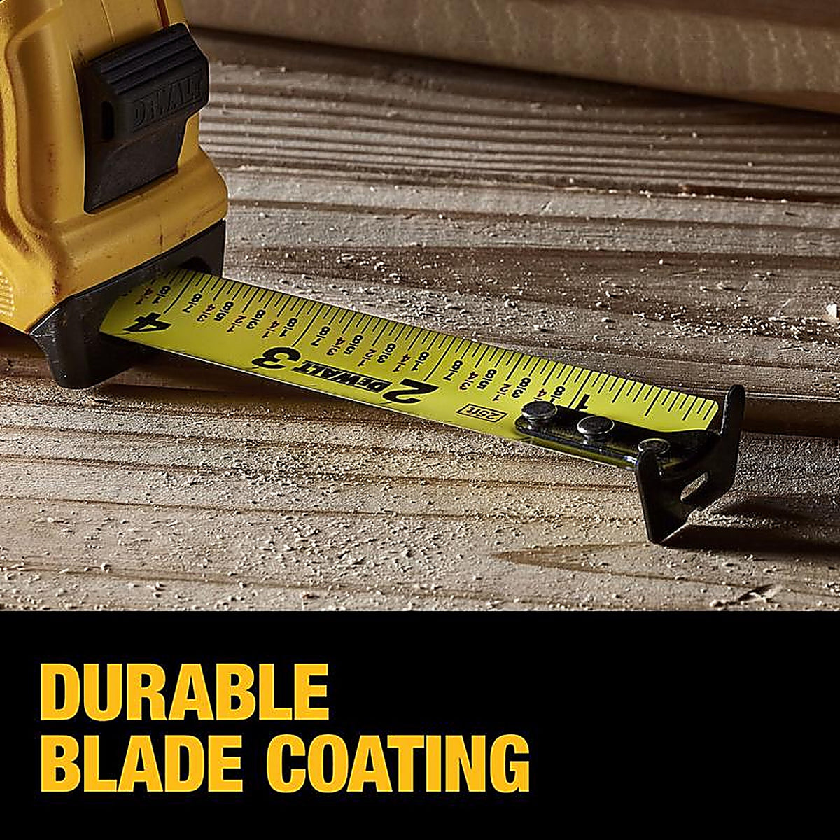 DeWalt - DWHT38125S - ATOMIC 25 ft. L X 1.125 in. W Compact Tape Measure 1 pk