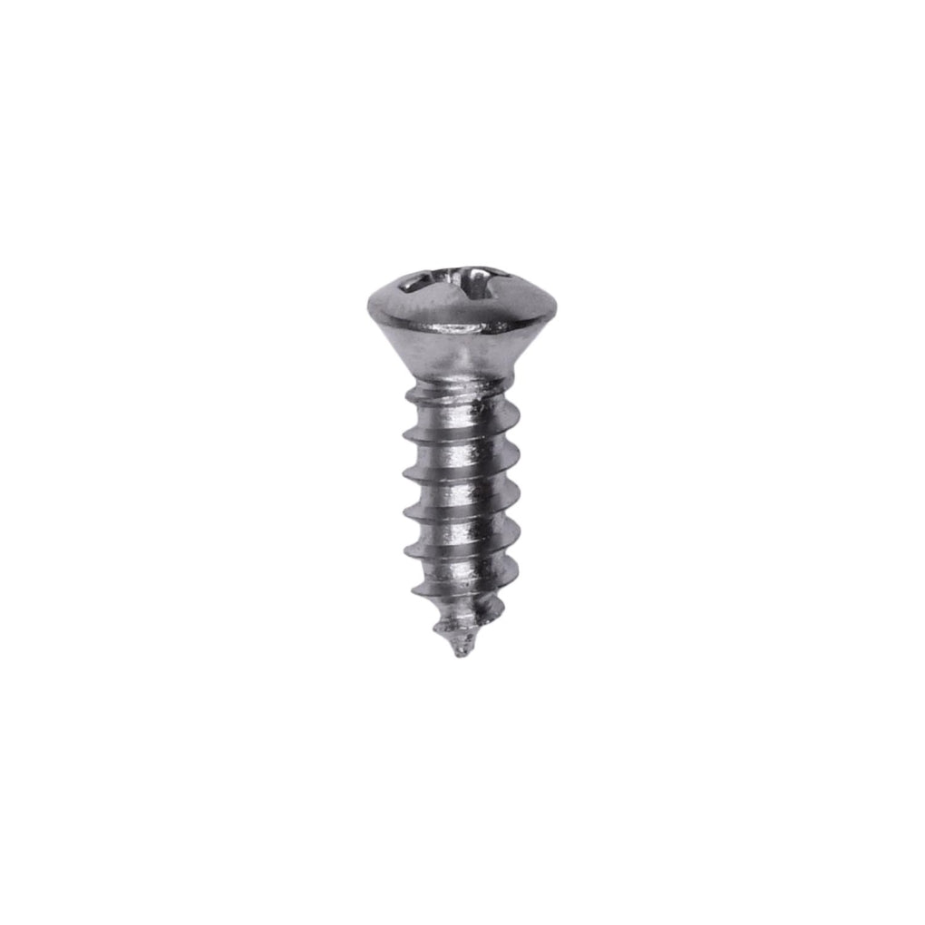 Auveco - 2027 - Phillips Oval #6 Head Tapping Screw 8 x 1/2 in Chrome