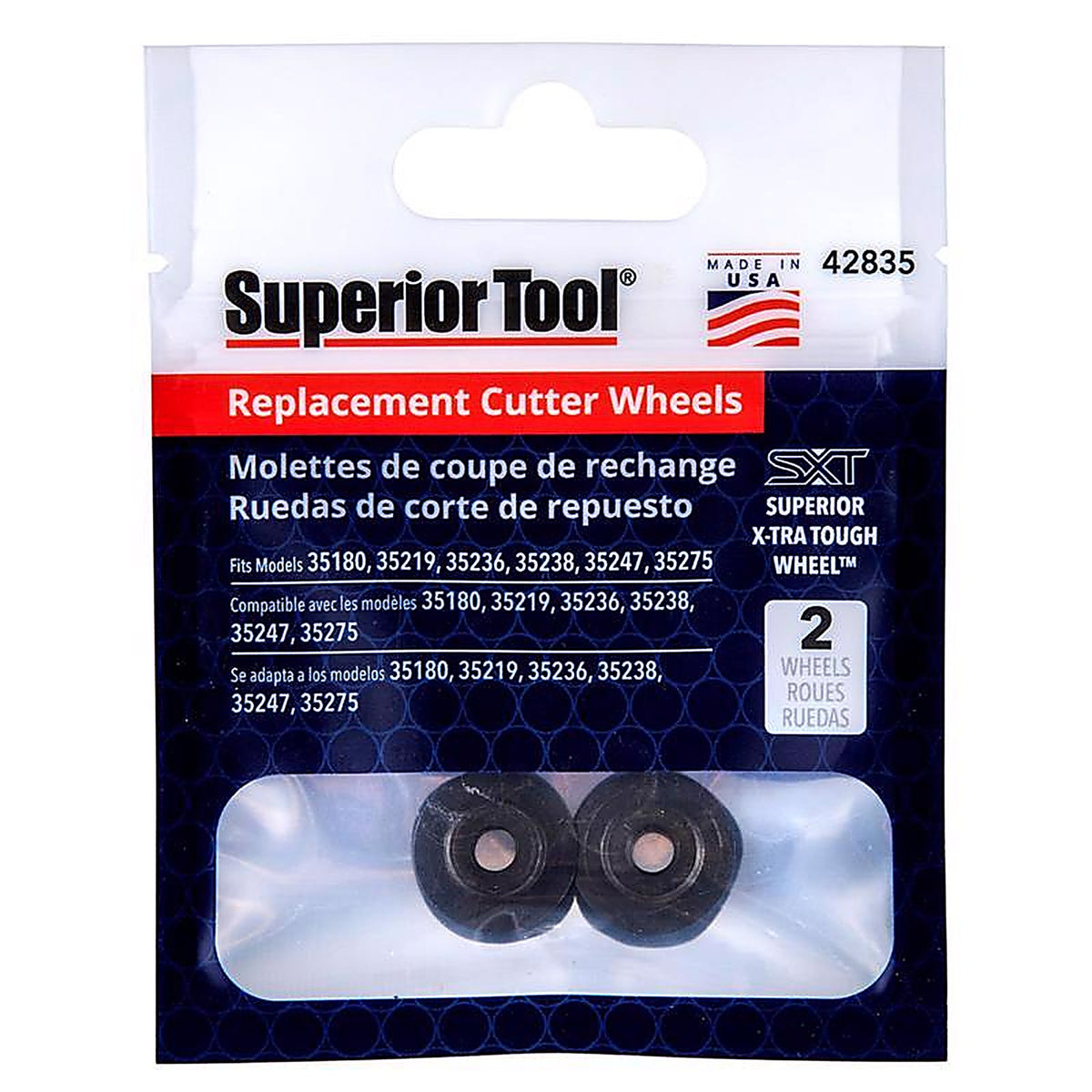 Superior Tool - 42835 - Replacement Cutter Wheel Black