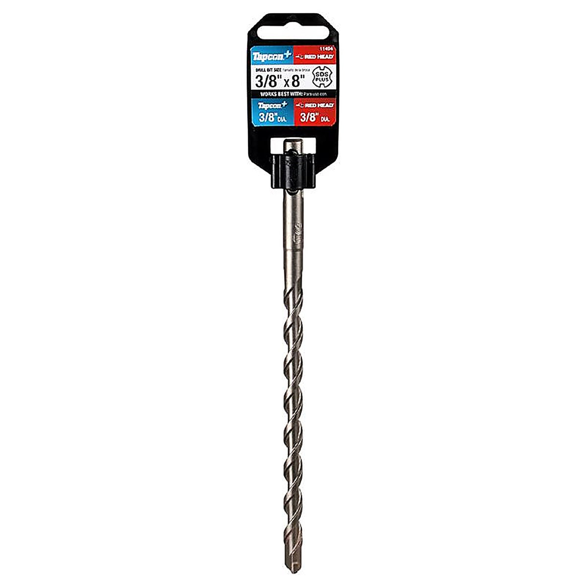 Tapcon - 11494 - 3/8 in. X 8 in. L Carbide Tipped Drill Bit SDS-Plus Shank 1 pk