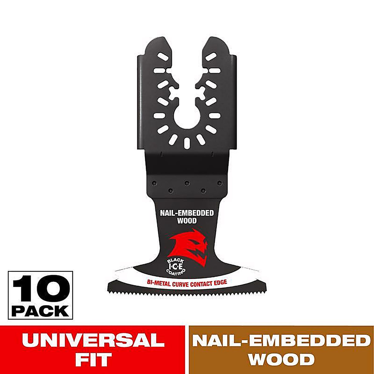 Diablo - DOU250BW10 - 2-1/2 in. W Bi-Metal Curve Contact Edge Oscillating Blade Nail-Embedded Wood 10 pk