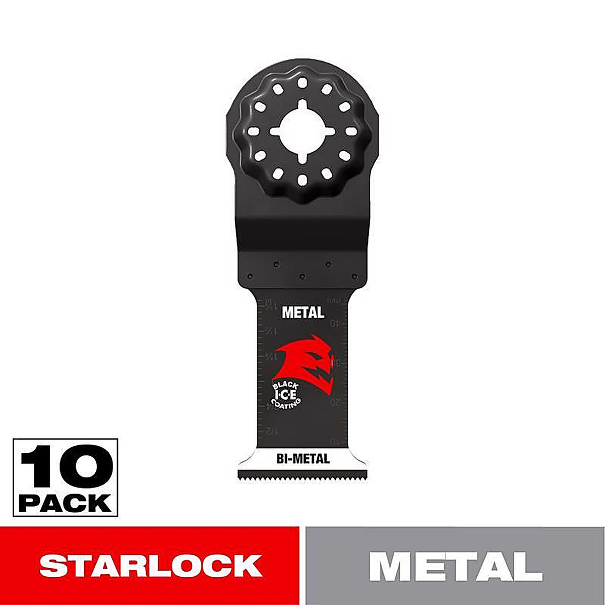 Diablo - DOS125BF10 - Starlock 1-1/4 in. W Bi-Metal Curved Contact Edge Oscillating Blade Metal 10 pk