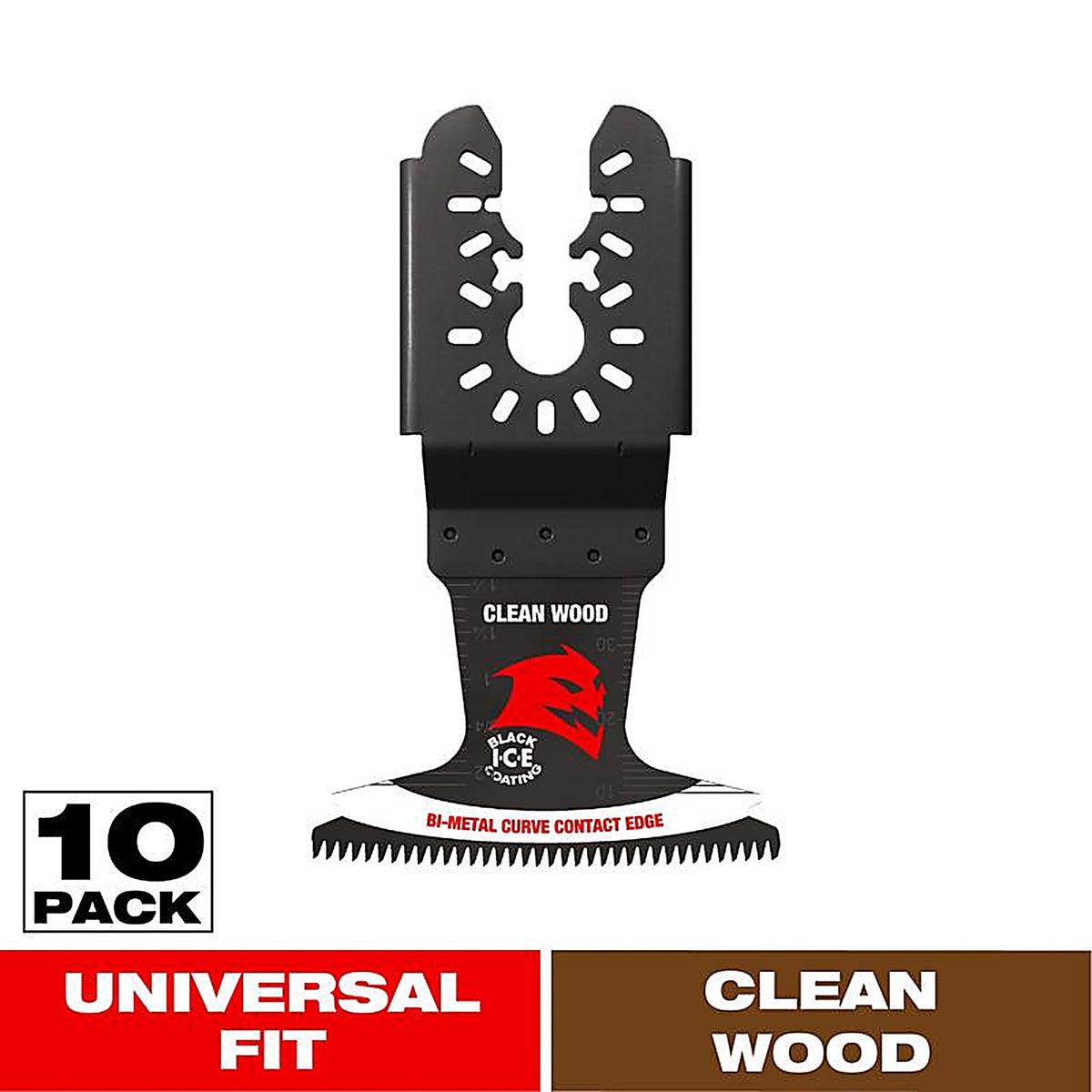 Diablo - DOU250JBW10 - 2-1/2 in. W Bi-Metal Curved Contact Edge Oscillating Blade Clean Wood 10 pk