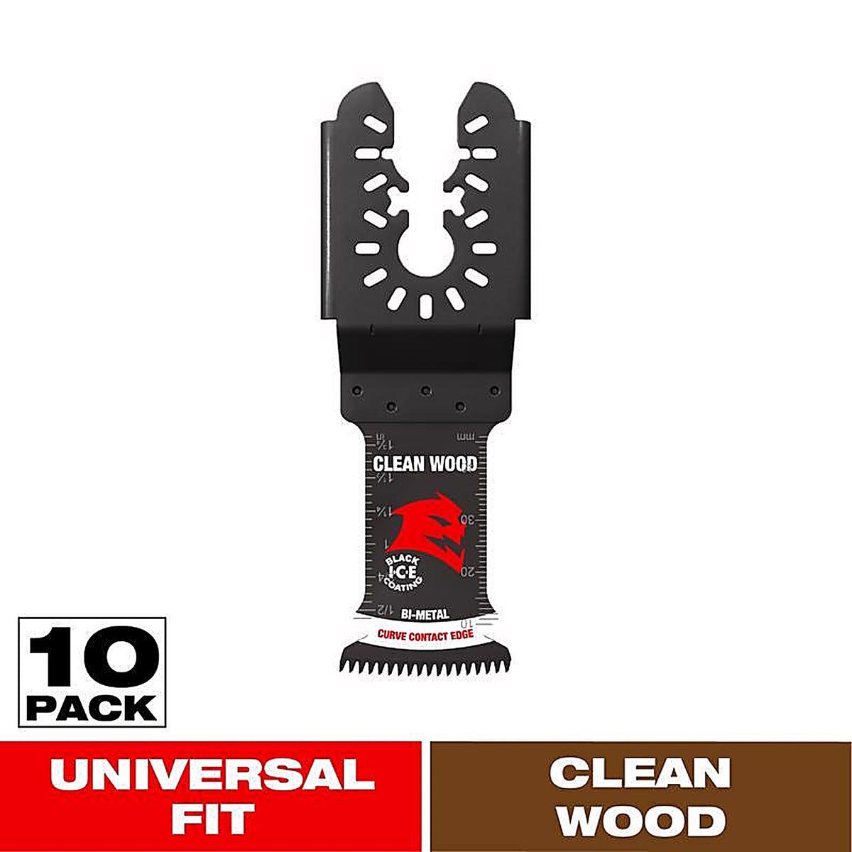 Diablo - DOU125JBW10 - 1-1/4 in. W Bi-Metal Curved Contact Edge Oscillating Blade Clean Wood 10 pk
