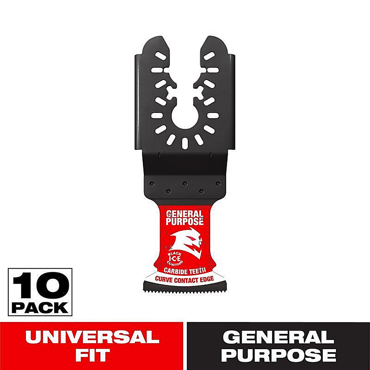 Diablo - DOU125CGP10 - 1-1/4 in. W Carbide Curved Contact Edge Oscillating Blade General Purpose Cuts 10 pk