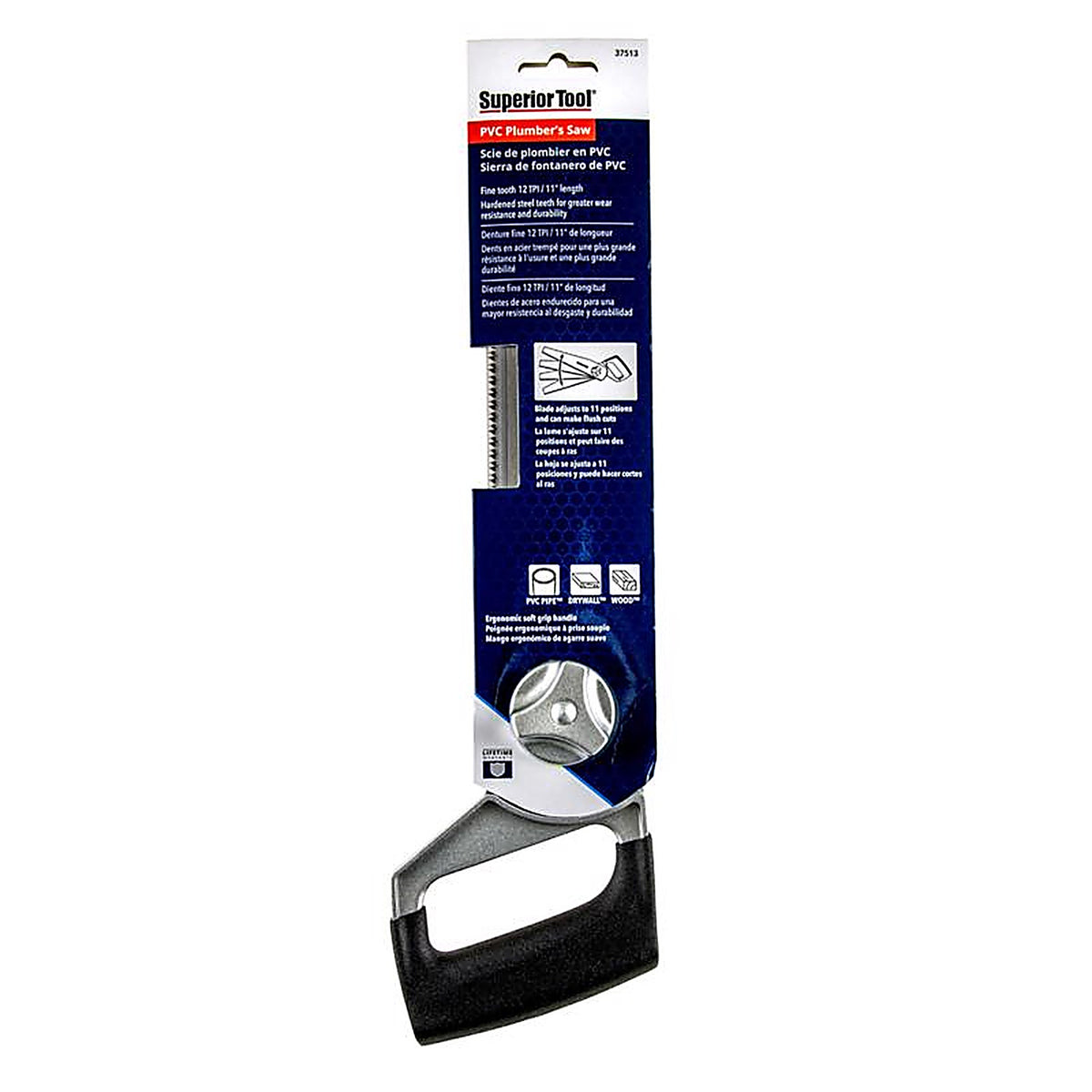 Superior Tool - 37513 - PVC Pipe Saw Assorted 0/Pack