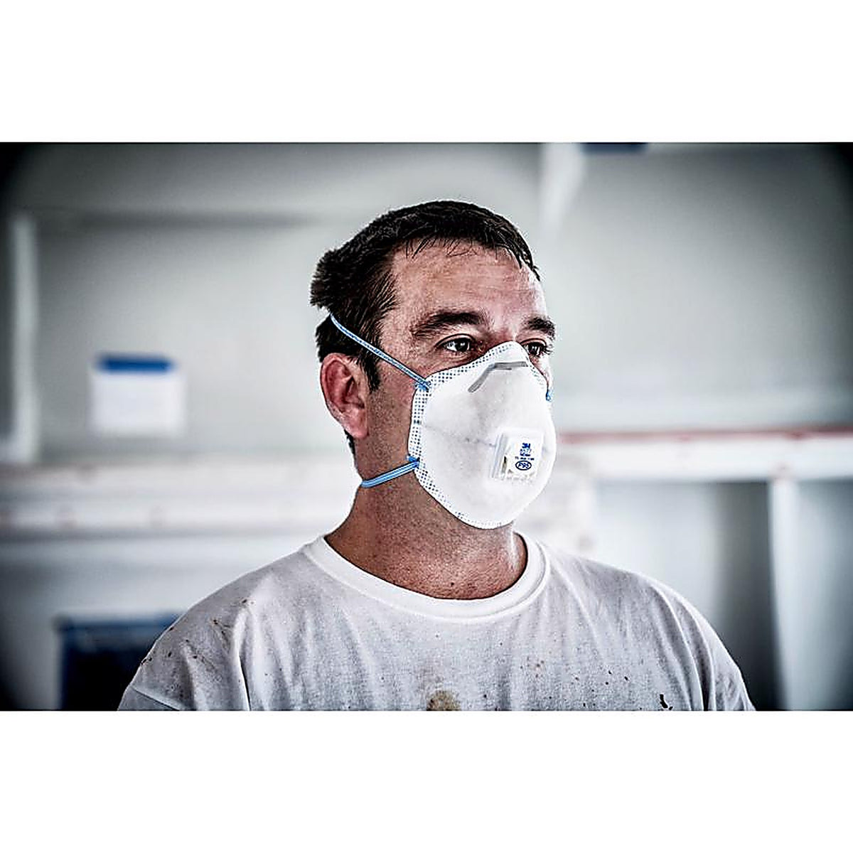 3M - 8577P2-DC-PS - Cool Flow P95 Paint Odor Respirator Valved White 2 pk