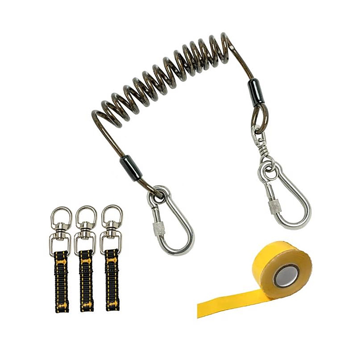 DeWalt - DXDP910150 - Polyester Coiled Tool Tether Kit 2 lb. cap. Assorted 5 pc