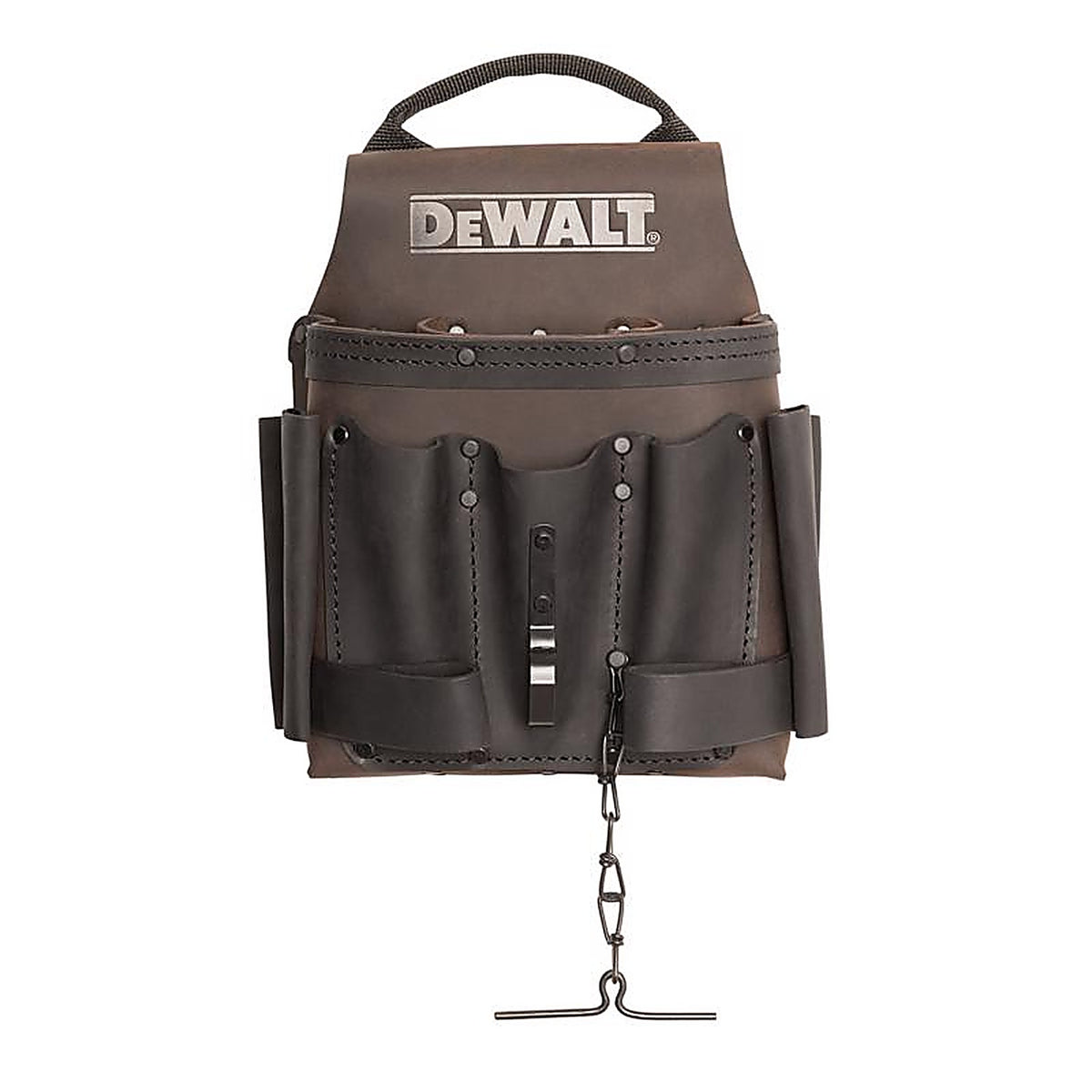DeWalt - DWST550114 - 8 pocket Leather Electrician's Pouch Brown