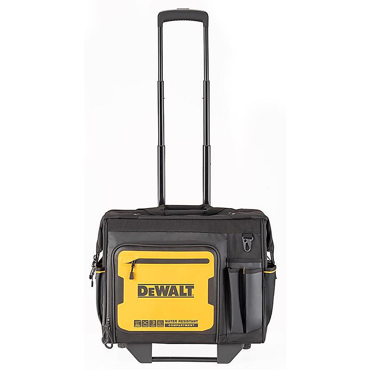 DeWalt - DWST560107 - Ballistic Nylon Tool Bag On Wheels Roller Tool Bag 27 pocket Black/Yellow 1 pc