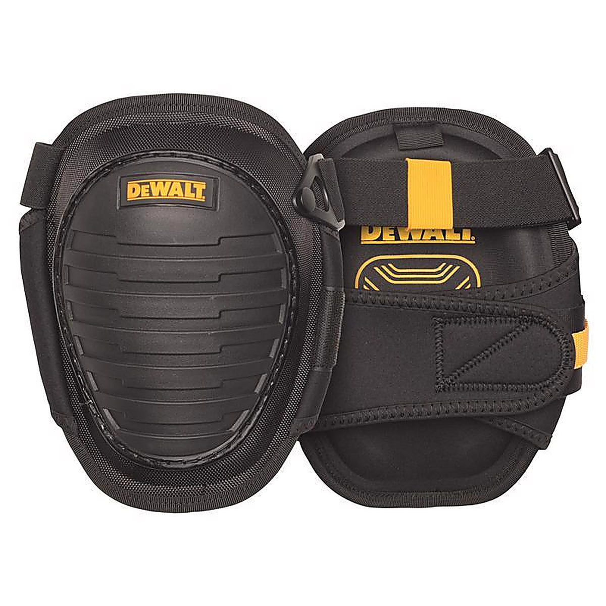 DeWalt - DWST590013 - 9.3 in. L X 7.25 in. W Gel Foam Hard Shell Knee Pads Black/Yellow One Size Fits All