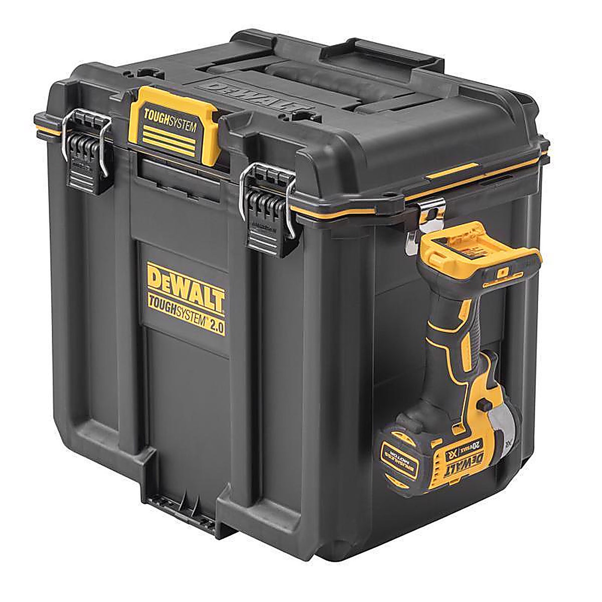 DeWalt - DWST08035 - ToughSystem 2.0 15.3 in. Deep Half Tool Box Black/Yellow