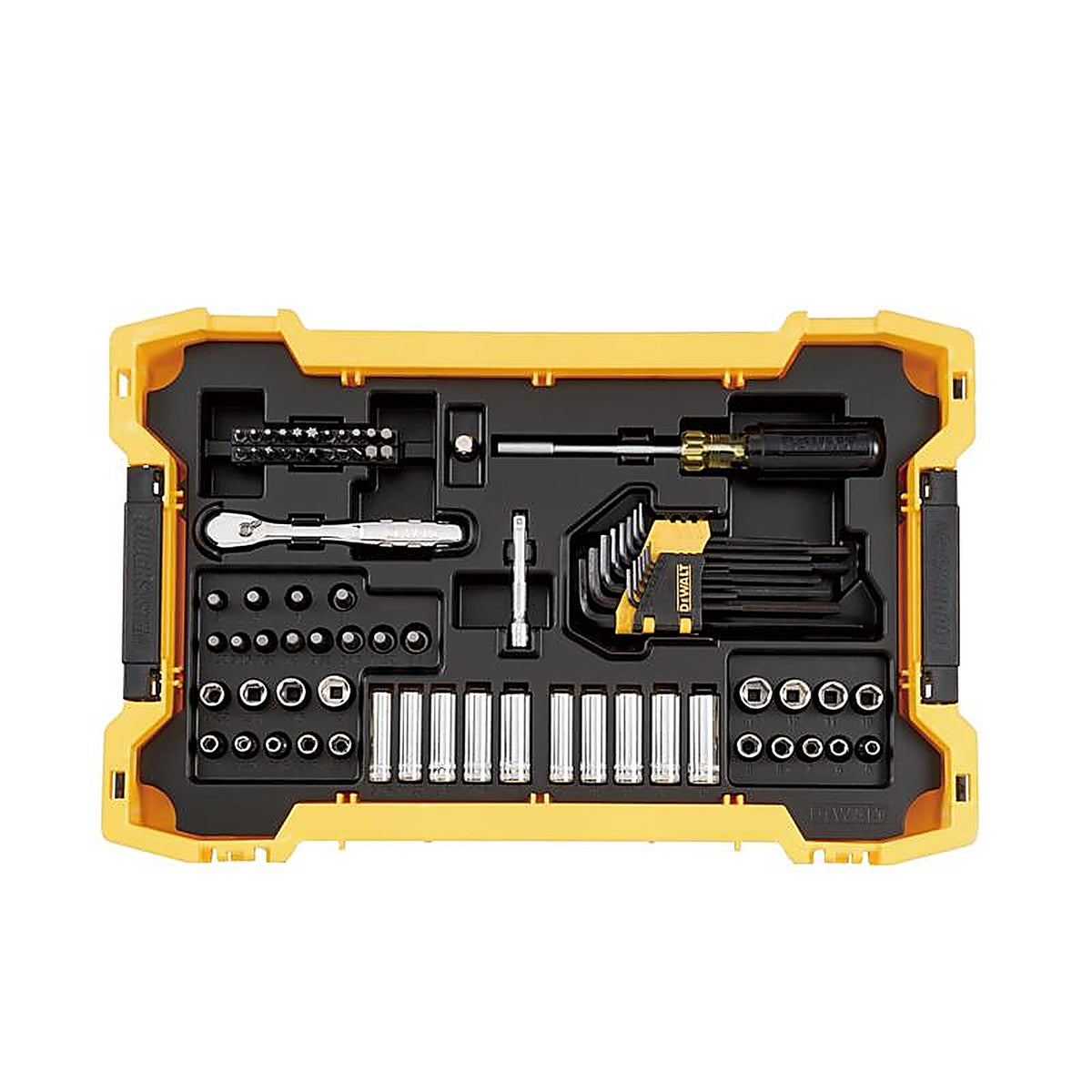 DeWalt - DWMT45402 - ToughSystem 1/4 and 3/8 in. drive Metric/SAE Mechanic's Tool Set 131 pc
