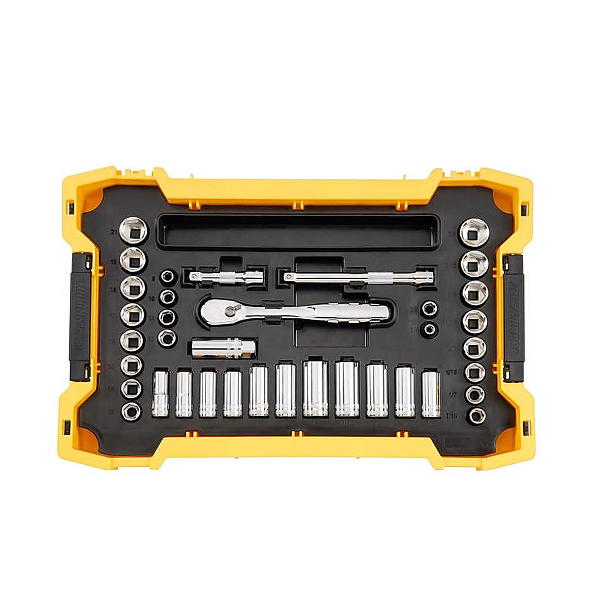 DeWalt - DWMT45403 - ToughSystem 3/8 and 1/2 in. drive Metric/SAE Mechanic's Tool Set 85 pc