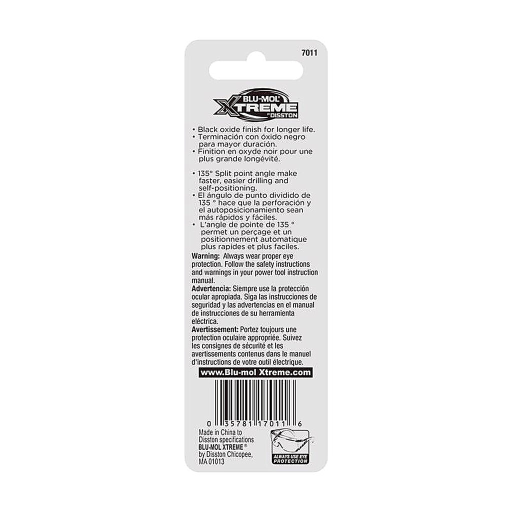 Blu-Mol - E0217011 - Xtreme 13/64 in. High Speed Steel Drill Bit 1 pk