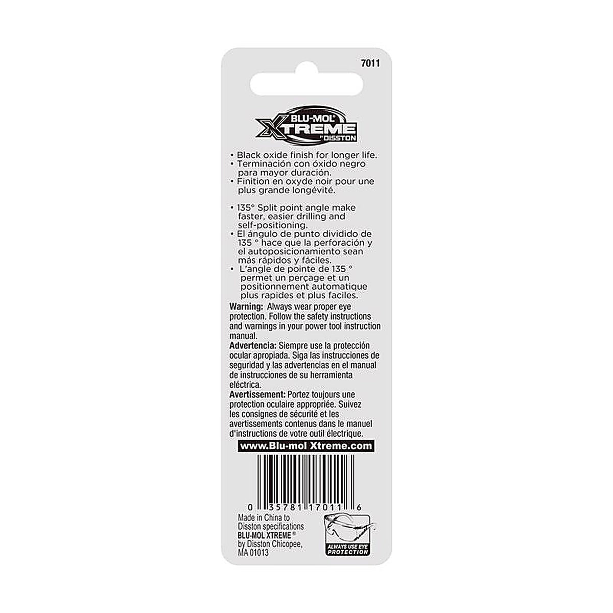 Blu-Mol - E0217011 - Xtreme 13/64 in. High Speed Steel Drill Bit 1 pk