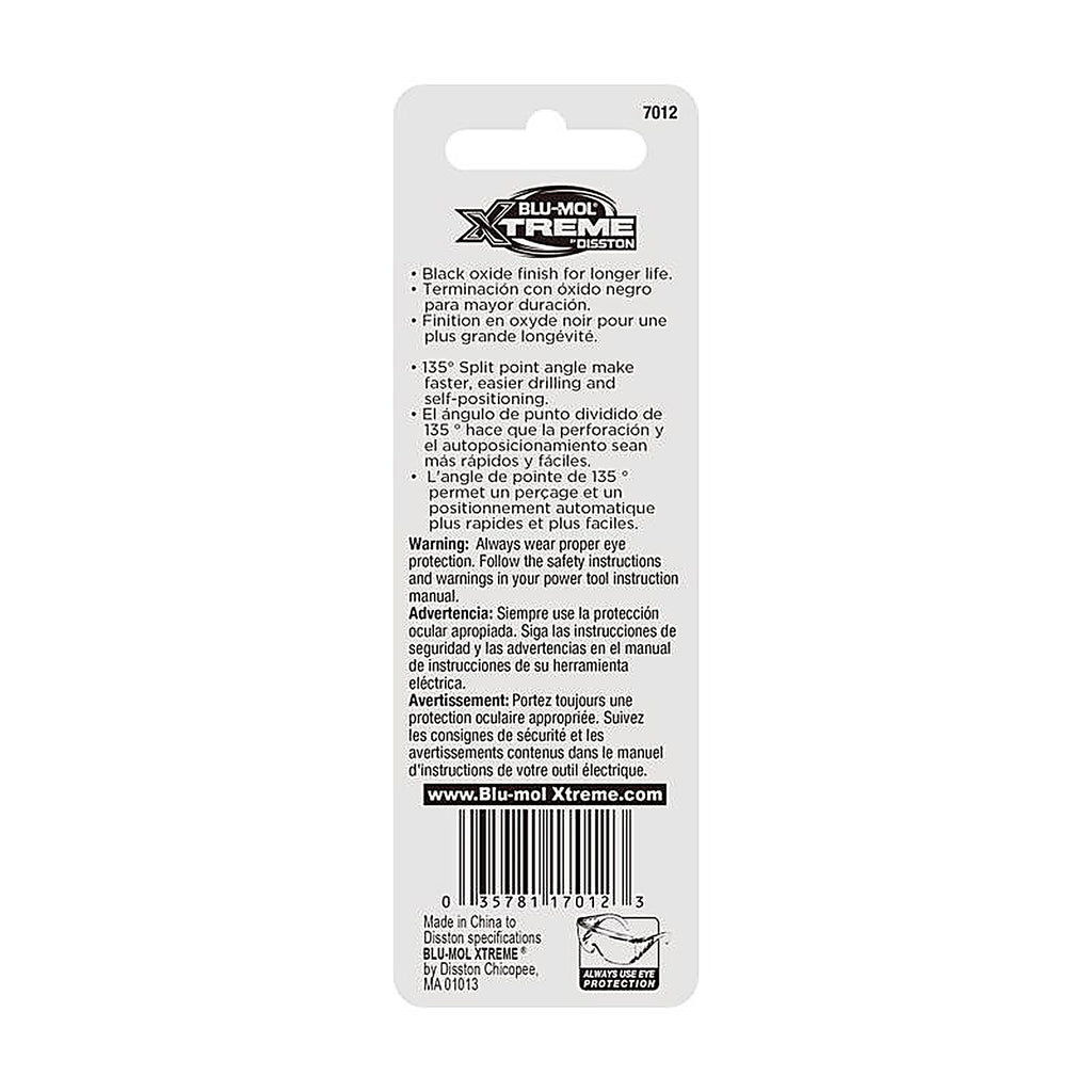 Blu-Mol - E0217012 - Xtreme 7/32 in. High Carbon Steel Drill Bit 1 pk