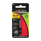 Blu-Mol - E0217084 - Xtreme Hex 7/64 in. X 2 in. L Screwdriver Bit S2 Tool Steel 2 pc
