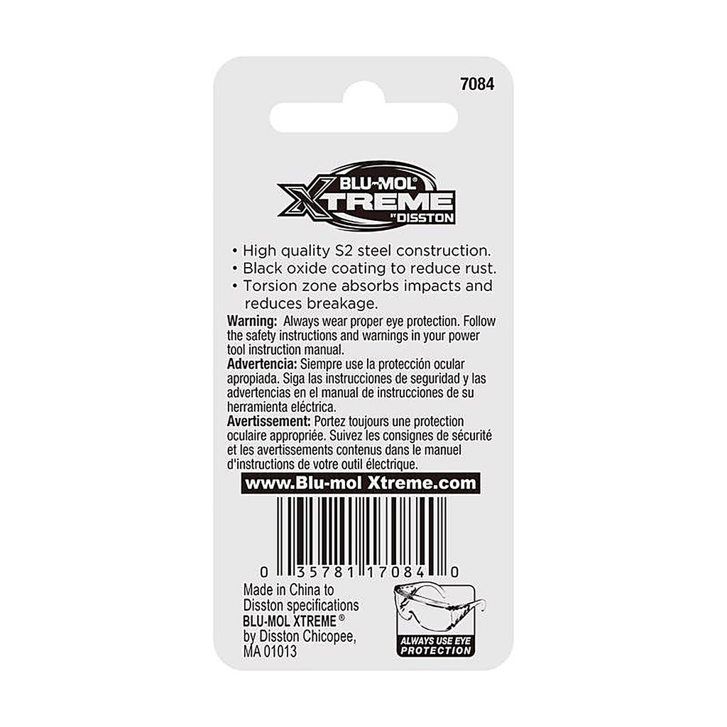 Blu-Mol - E0217084 - Xtreme Hex 7/64 in. X 2 in. L Screwdriver Bit S2 Tool Steel 2 pc