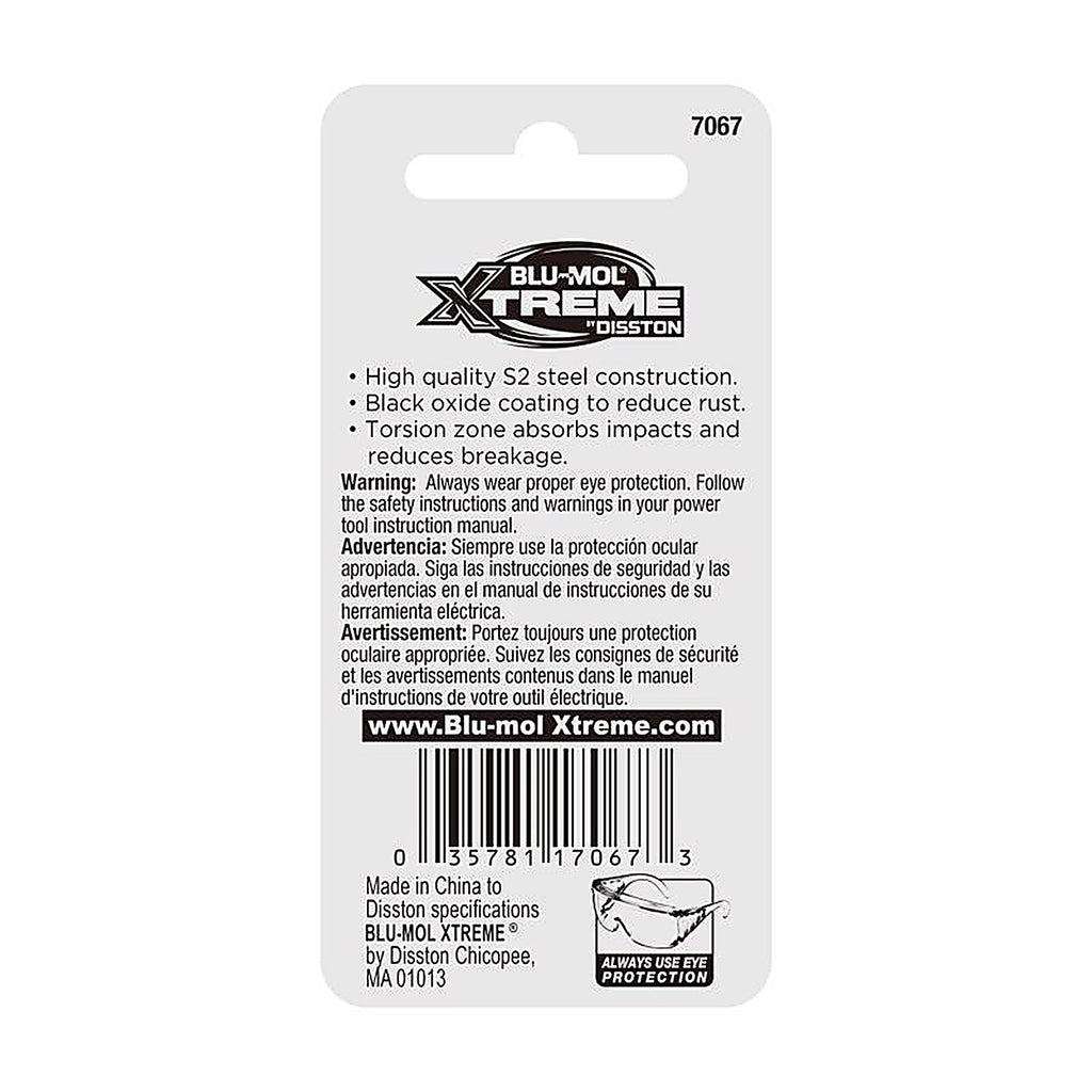 Blu-Mol - E0217067 - Xtreme Torx 10 X 1 in. L Screwdriver Bit S2 Tool Steel 2 pc