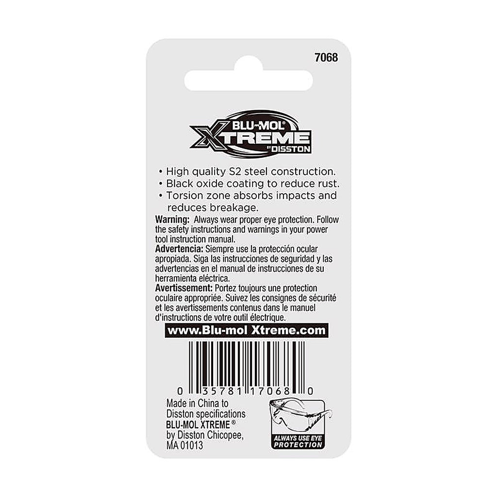 Blu-Mol - E0217068 - Xtreme Torx 15 X 1 in. L Screwdriver Bit S2 Tool Steel 2 pc