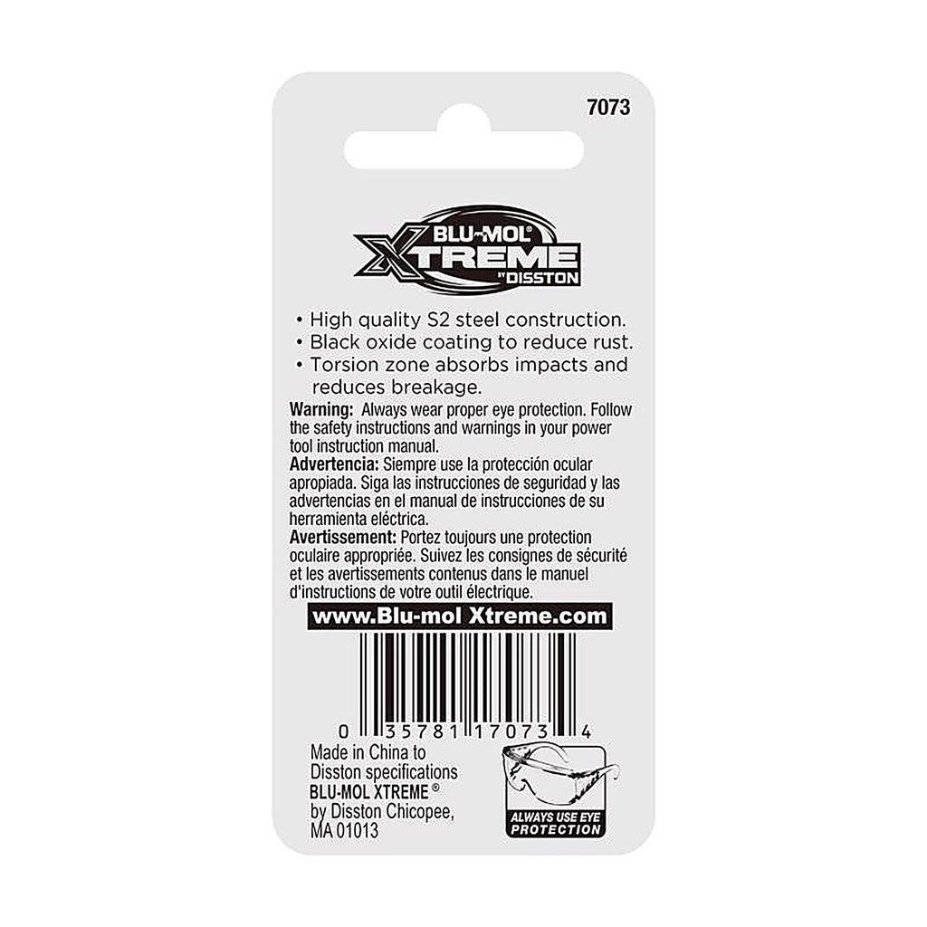 Blu-Mol - E0217073 - Xtreme Torx 35 X 1 in. L Screwdriver Bit S2 Tool Steel 2 pc