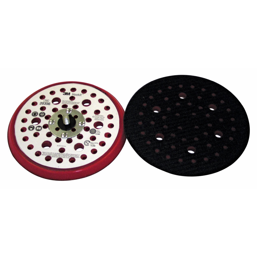 3M - 20356 - Hookit Clean Sanding Low Profile Disc Pad, 6 in, 52 Holes