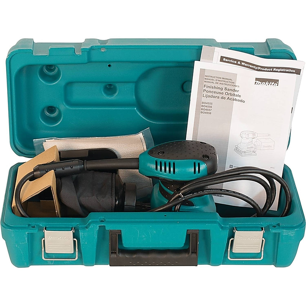 Makita - BO4556K - Corded 2 amps 1/4 Sheet Finishing Sander
