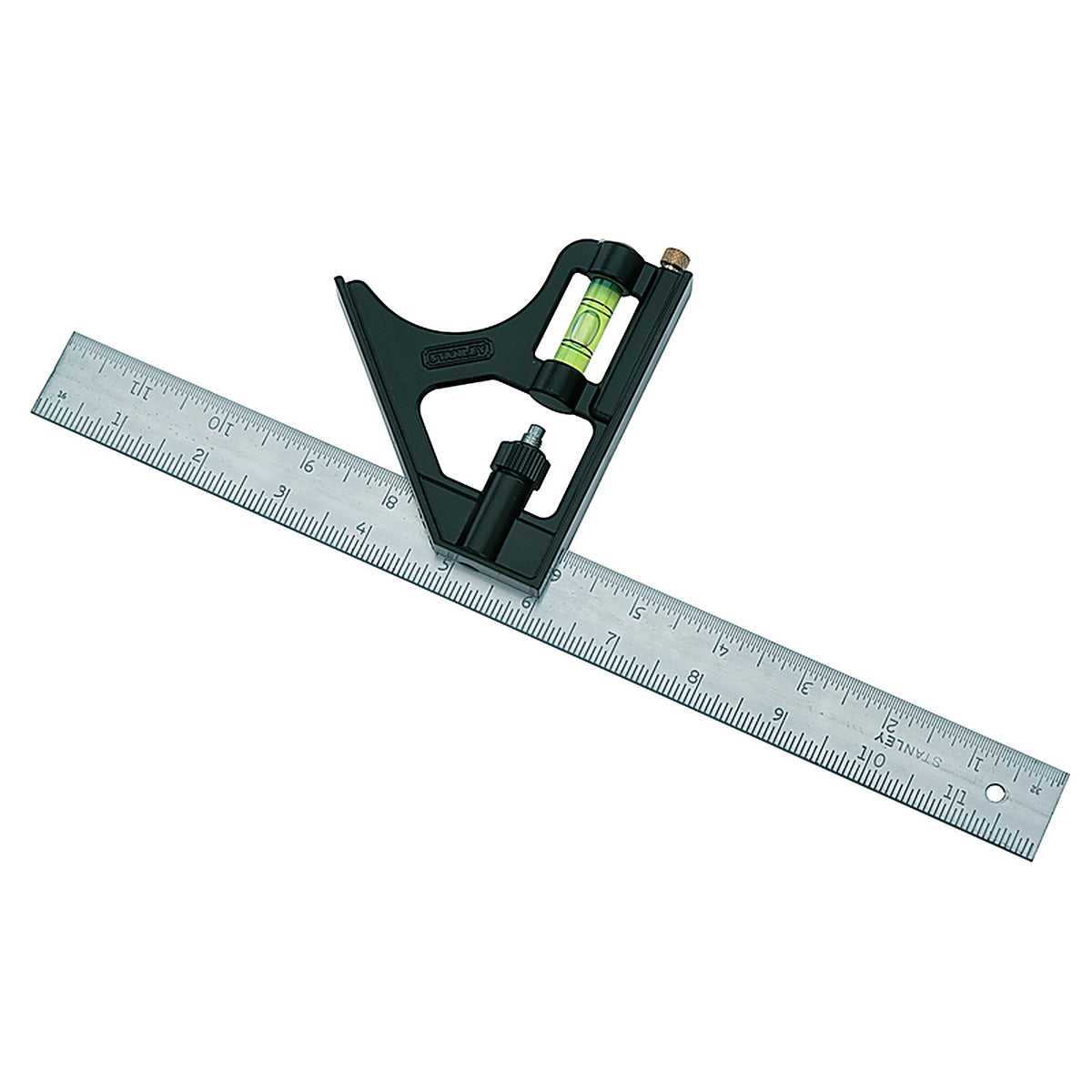 Stanley - 46-222 - 12 in. L x 3 in. H Steel English Combination Square Gray