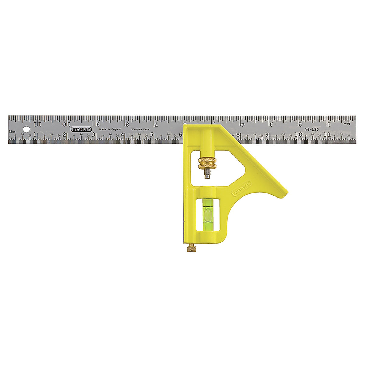 Stanley - 46-123 - 12 in. L x 3 in. H Steel English Combination Square Silver