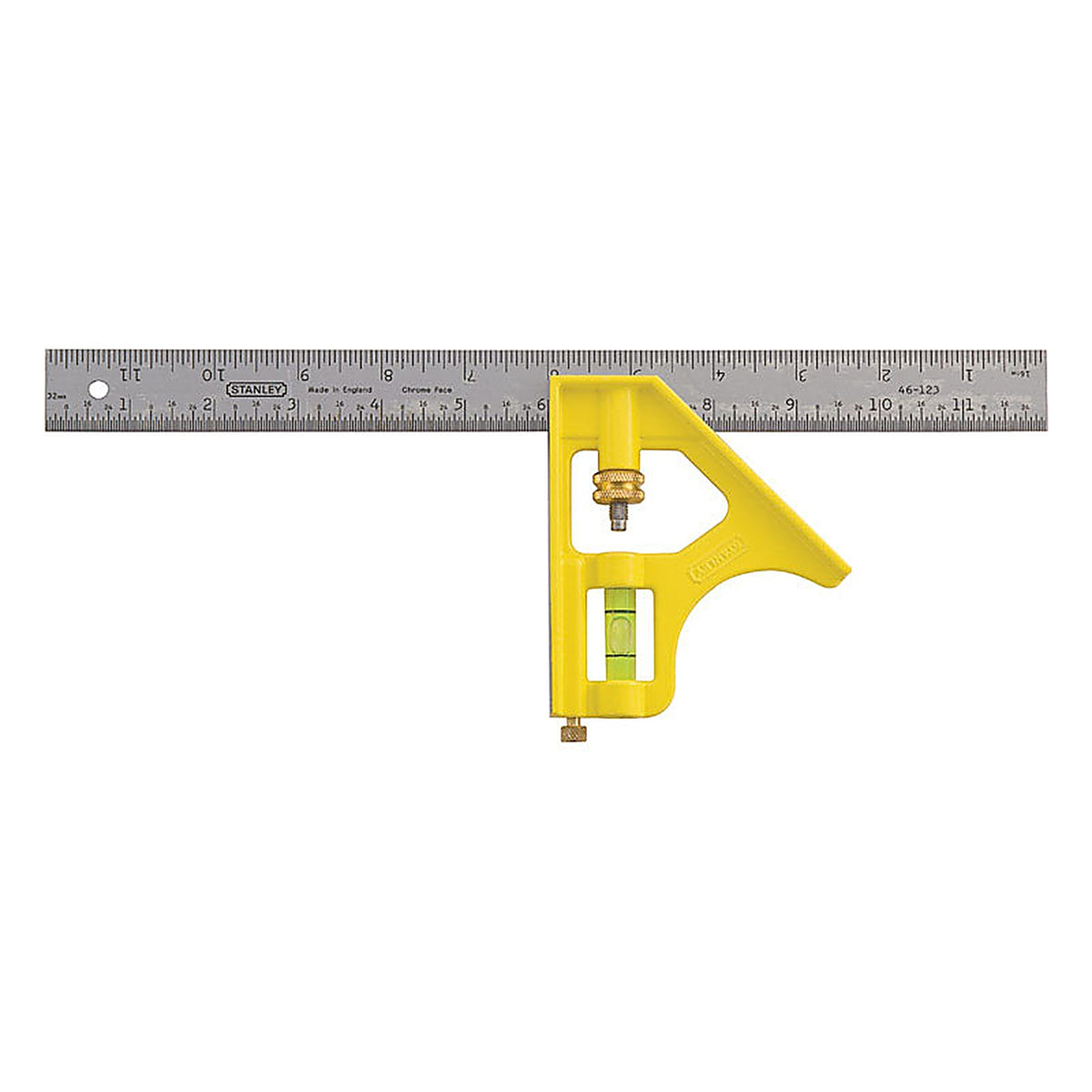 Stanley - 46-123 - 12 in. L x 3 in. H Steel English Combination Square Silver