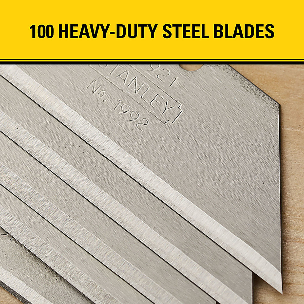 Stanley - 11-921A - Steel Heavy Duty Blade Dispenser with Blades 2-7/16 in. L - 100/Pack