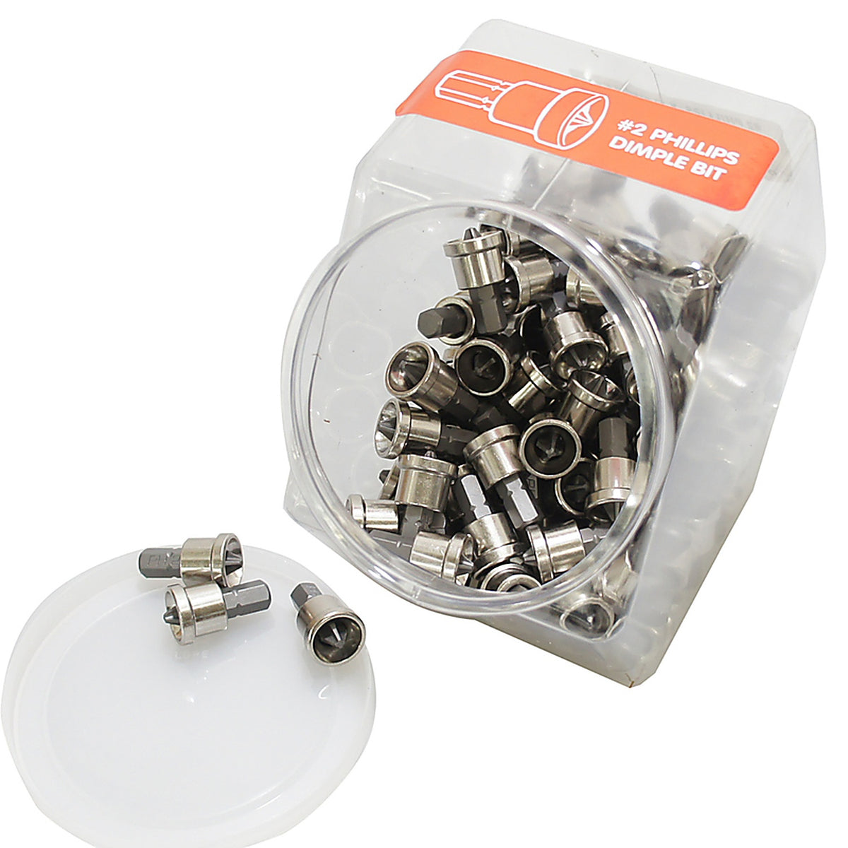 Best Way Tools - 83150 - Phillips 2 x 1 in. L Dimple Bit Carbon Steel 100/pc.