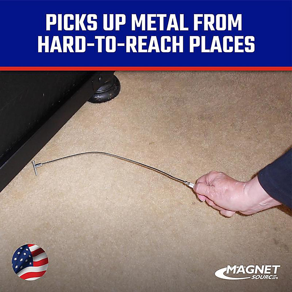 Master Magnetics - 7229 - The Magnet Source 19 in. Magnetic Pick Up Tool Bendable Retrieving Magnet 2 lb. pull