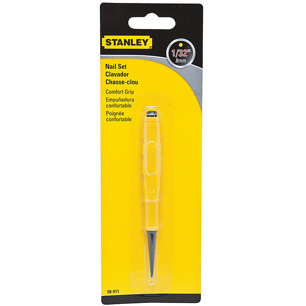 Stanley - 58-911 - 1/32 in. Cushion Grip Nail Set 1/pc.