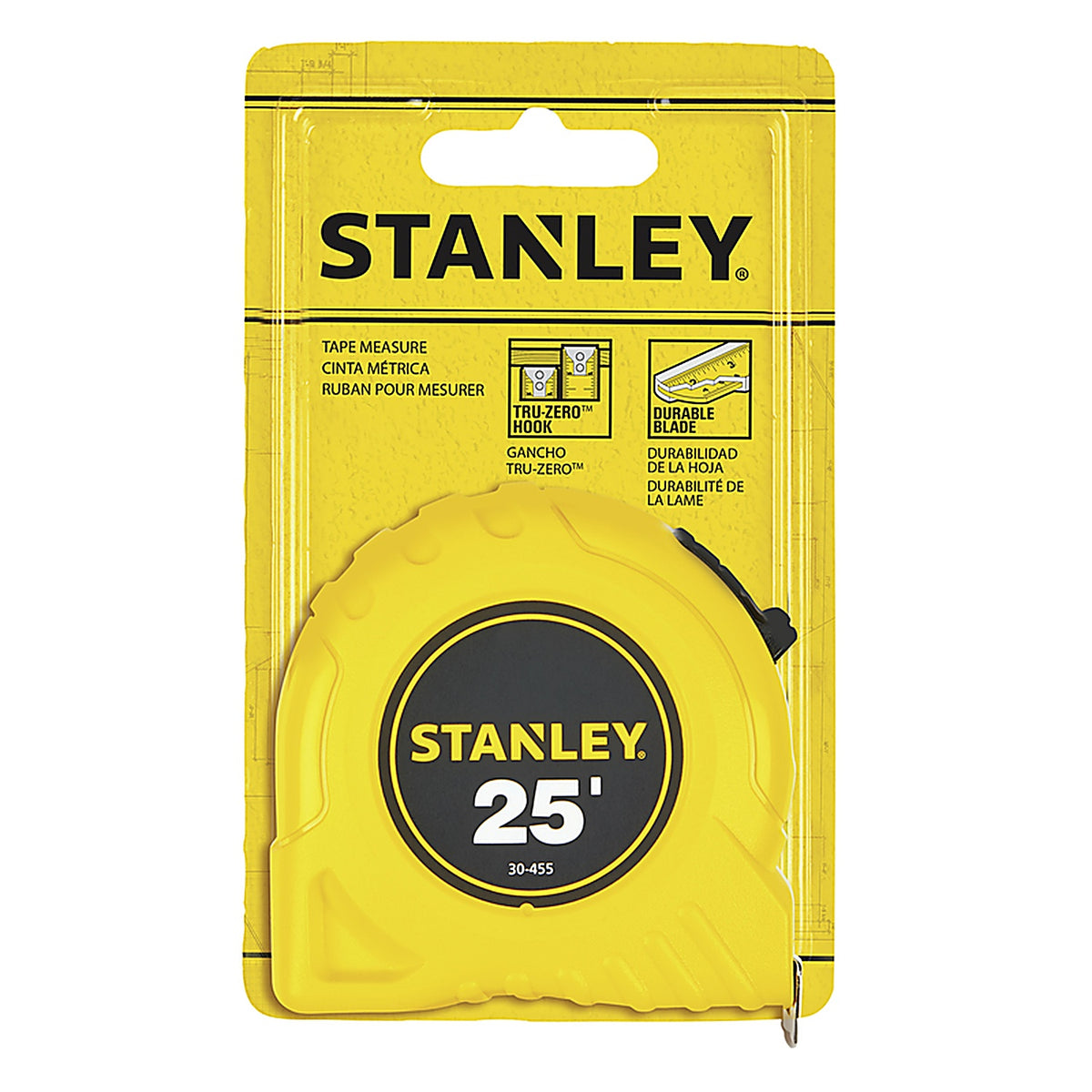 Stanley - 30-455 - 25 ft. L x 1 in. W Tape Measure - 1/Pack